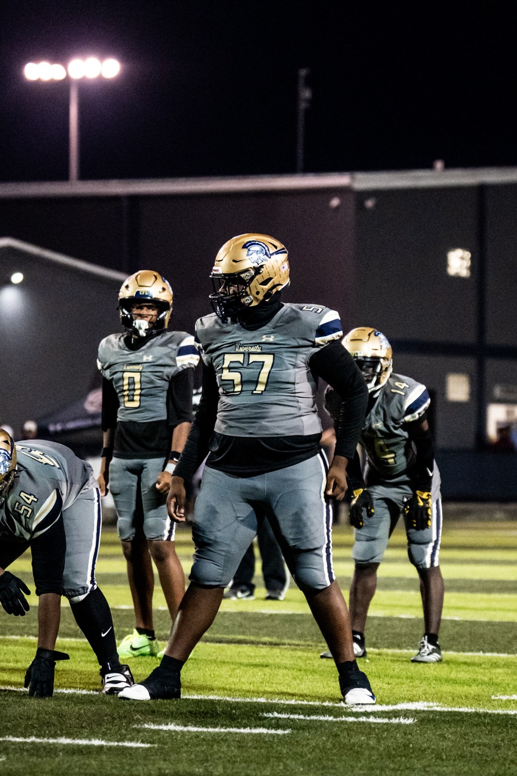 Kayden Hamilton standing in uniform